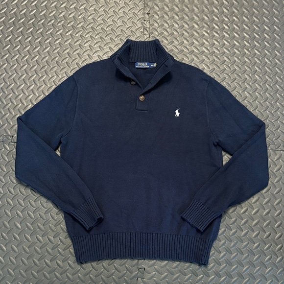 Polo by Ralph Lauren Men's Dark Blue Crewneck Sweater size M - Picture 1 of 8